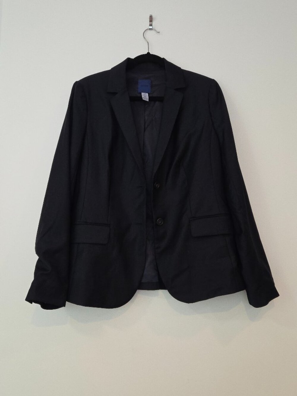 J.Crew Blue Super 120s Wool Blazer Fully Lined Size 12